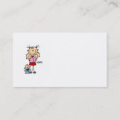 Nanny Stick Figuur Visitekaartje (Achterkant)