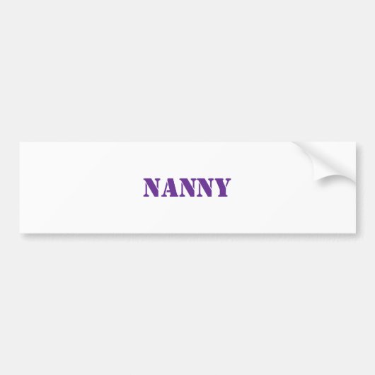 Nanny  sticker (Devant)