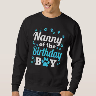 Nanny van de Birthday Boy Dog Paw Bday Party Celeb Trui