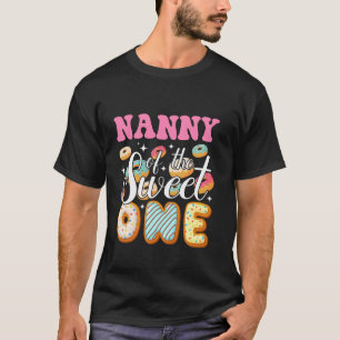 Nanny van de lieve eerste verjaardag Donut-feestje T-shirt