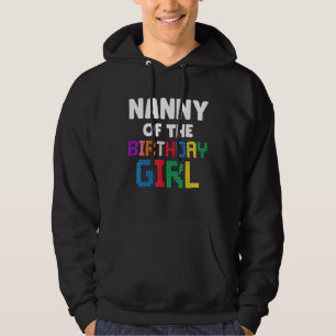 Nanny van de verjaardag Meisje Master Builder Bric Hoodie