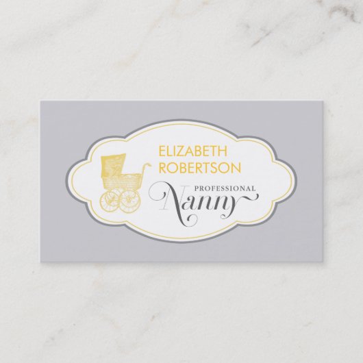 Nanny visitekaartje (Voorkant)