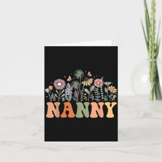 Nanny Wildflower Bloemen Verjaardag Baby Shower Ni Kaart
