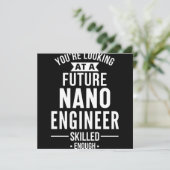 NANO-technicus cadeau Save The Date (Staand voorkant)