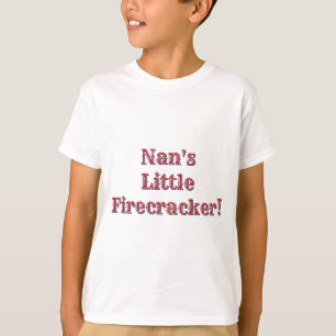 Nan's Little Firecracker! USA 250 Vuurwerk T-shirt