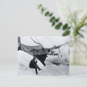 Nansen in het noordpoolgebied, met Fram Briefkaart (Staand voorkant)