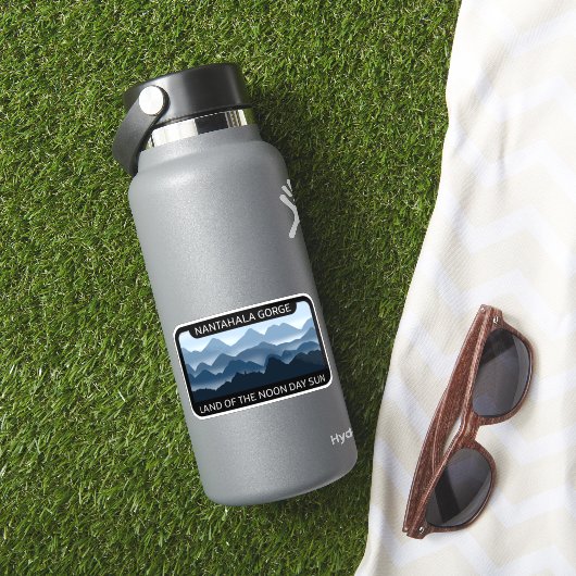 Nantahala Gorge, het land van de middagzon Sticker (HydroFlask Insitu)