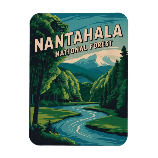 Nantahala National Forest Magneet (Verticaal)