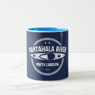 Nantahala River, North Carolina Tweekleurige Koffiemok