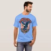 Nantasket Rollerway Retro Rolschaatsen R T-shirt (Voorkant volledig)