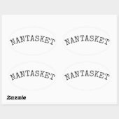 Nantasket strand ovale sticker (Vel)