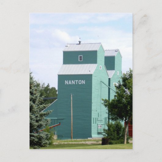 Nanton Grain Elevator Postcard Briefkaart (Voorkant)