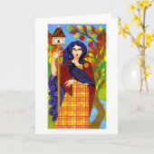 Nantosuelta-Wenskaart Kaart (Gele Bloem)