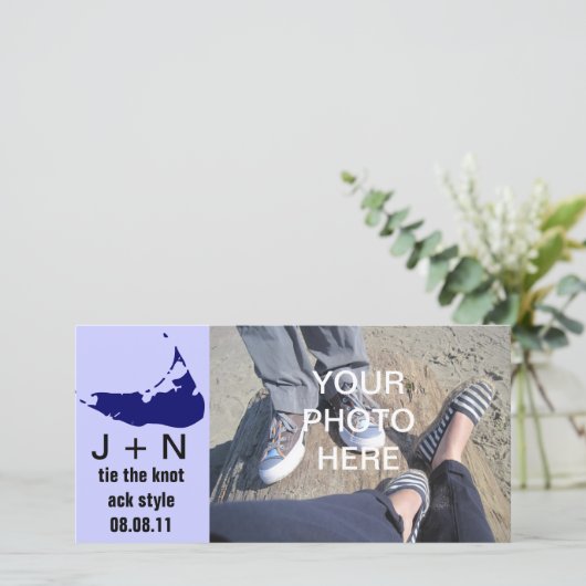 Nantucket Bewaar de datum Save The Date