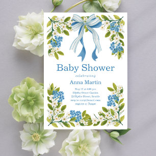 Nantucket Bloemen Baby Shower Kaart