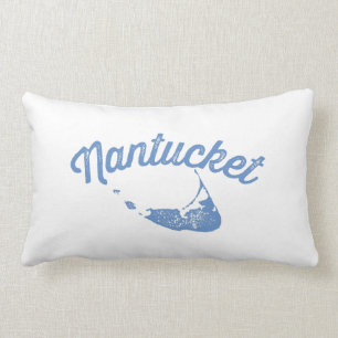 Nantucket Blue omkeerbare kussen