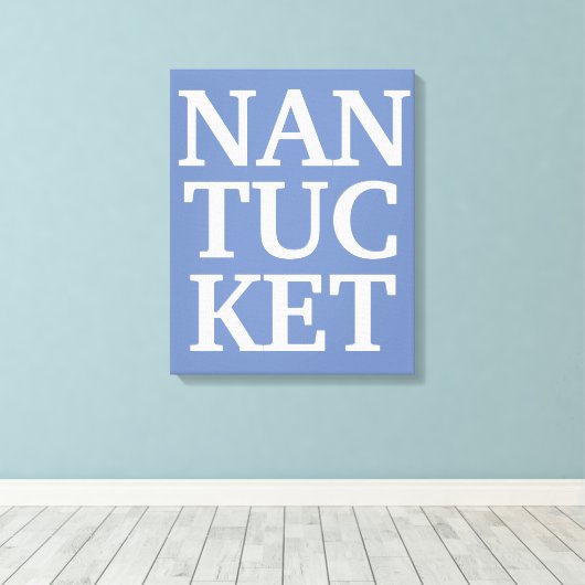 Nantucket canvas print (Insitu (Houten vloer))