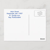 NANTUCKET - CARTE POSTALE 1907 (Dos)