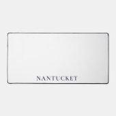 Nantucket Desk Pad | Preppy Coastal Desk Mat (Recto)