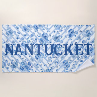 Nantucket Floral Beach Towel Strandlaken