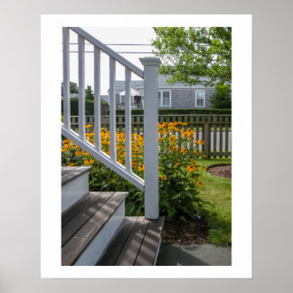 Nantucket Flowers #4 Poster