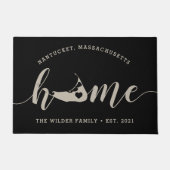 Nantucket Home Town - Gepersonaliseerd Deurmat (Voorkant)