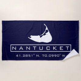 Nantucket Island Beach Towel Strandlaken