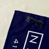 Nantucket Island Beach Towel Strandlaken (In situ)