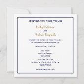 Nantucket Island MA Carte Vintage Marine Blue (Dos)