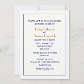 Nantucket Island MA Map Navy Blue Kaart (Achterkant)