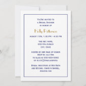 Nantucket Island MA Map Navy Blue Kaart (Achterkant)