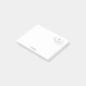 Nantucket Island MA Map Navy Blue Post-it® Notes (Schuin)