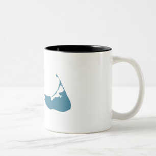 Nantucket Island Tweekleurige Koffiemok