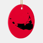  Nantucket Keramisch Ornament (Rechts)