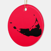  Nantucket Keramisch Ornament (Links)