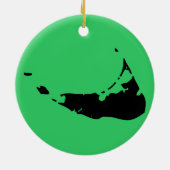  Nantucket Keramisch Ornament (Achterkant)