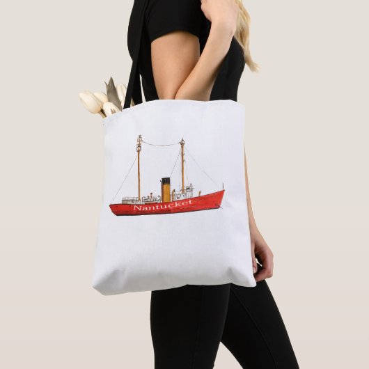 Nantucket lightship canvas tas (Dichtbij)