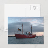 Nantucket Lightship, Edgartown Harbour Briefkaart (Voorkant / Achterkant)