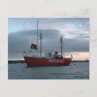 Nantucket Lightship, Edgartown Harbour Briefkaart