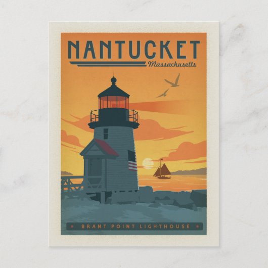 Nantucket, MA Briefkaart (Voorkant)