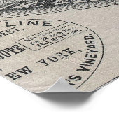 Nantucket Map Poster (Hoek)