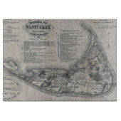 Nantucket Map Snijplank (Voorkant)