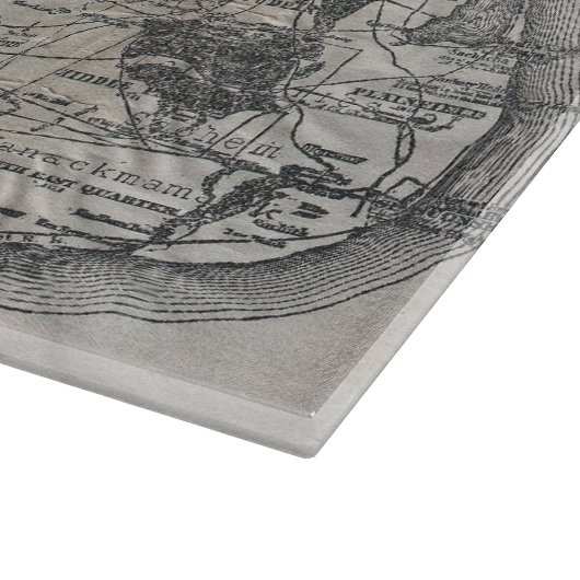  Nantucket Map Snijplank (Hoek)