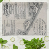  Nantucket Map Theedoek (Gevouwen)