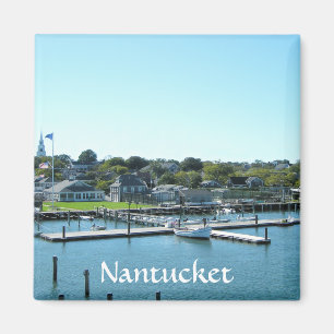 Nantucket Marina Cape Cod MA Fridge Magnet Magneet