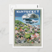  Nantucket Massachusetts Briefkaart (Voorkant / Achterkant)