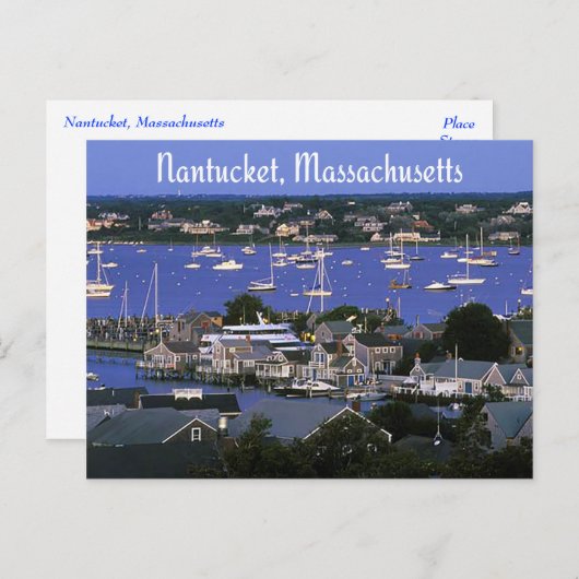 Nantucket Massachusetts Cape Cod Carte postale (Devant / Derrière)