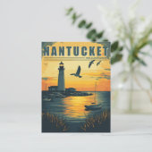  Nantucket, Massachusetts - Island Charm Briefkaart (Staand voorkant)