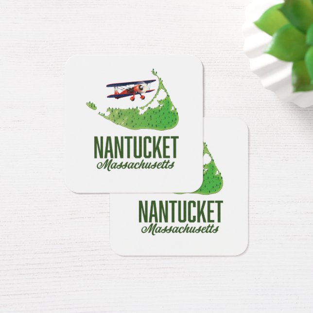 Nantucket Massachusetts Kaart (Bureau)