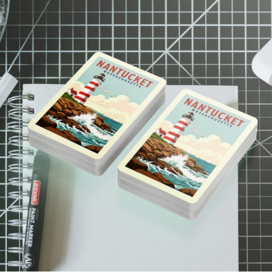 Nantucket Massachusetts Pokerkaarten